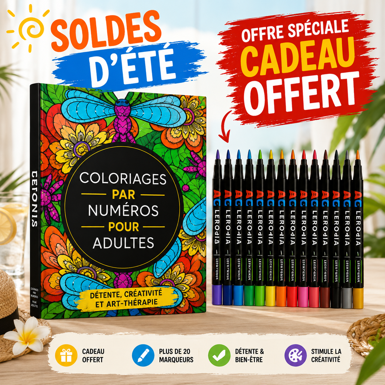 Livre de coloriage par numéros