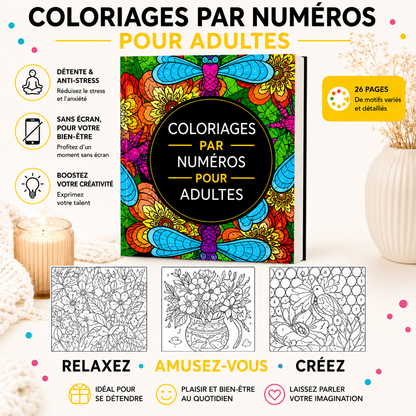 Livre de coloriage par numéros