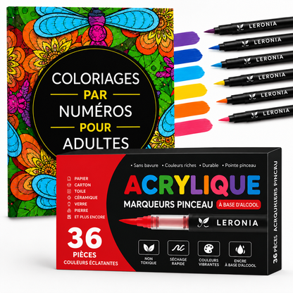 Livre de coloriage par numéros