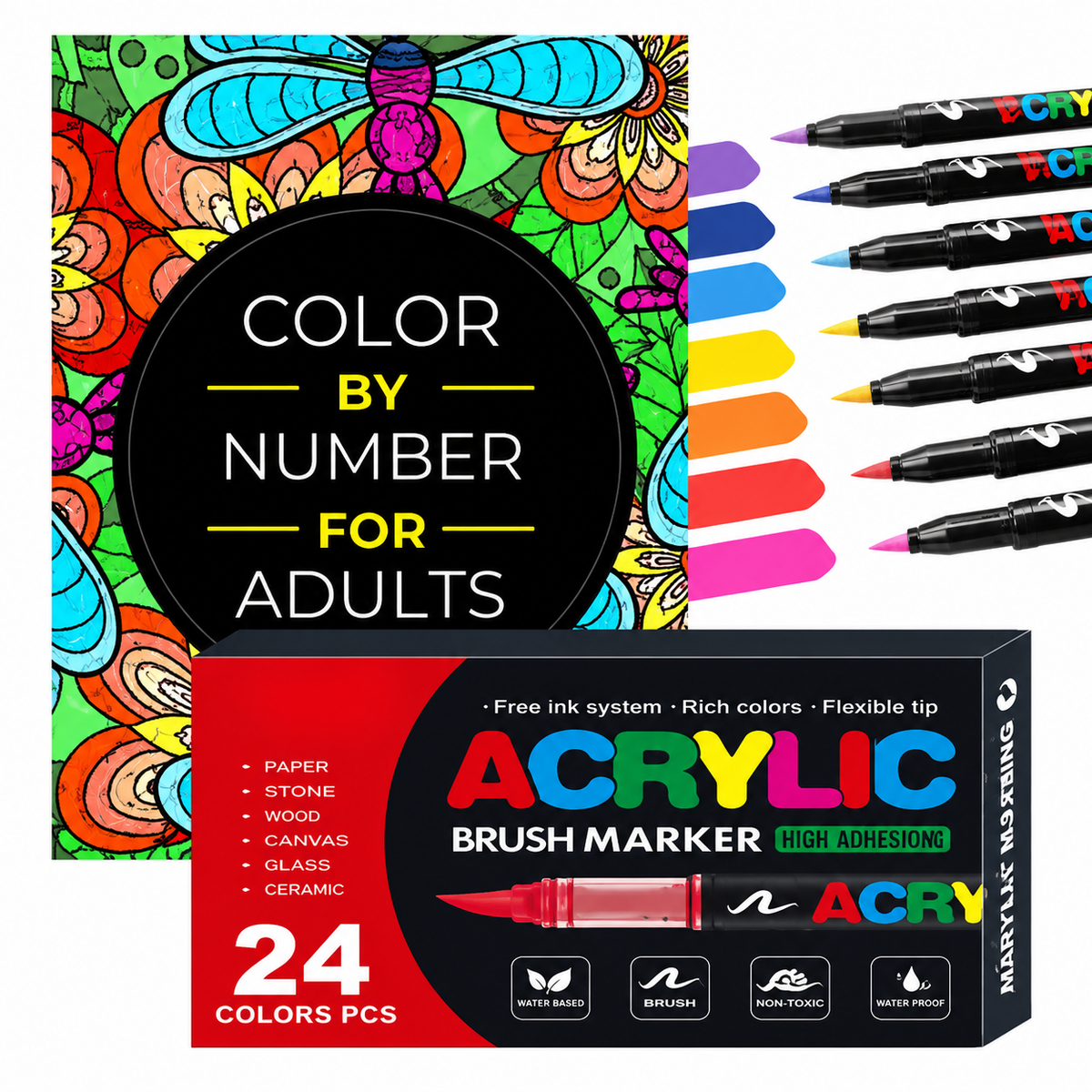 Livre de coloriage par numéros